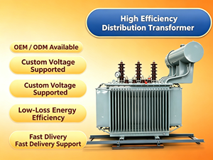 S22 Power Distribution Transformer With Corrugated Oil Tank